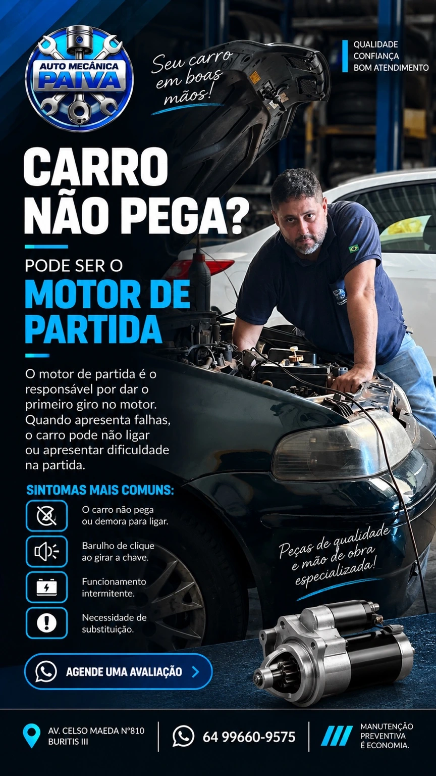 Auto Mecânica Paiva — Divulgação de serviços