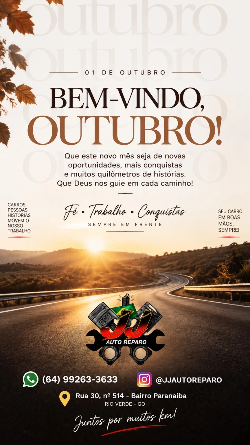 Campanha de outubro — Conteúdo de calendário